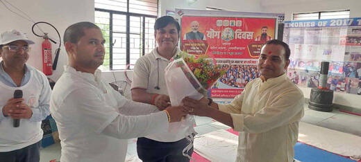 भारत स्वाभिमान न्यास के नेतृत्व में लखीसराय में भव्य योग महोत्सव आयोजित